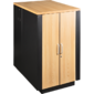 Шкаф LANMASTER SOUNDPROOF звукоизолированный 18U 750x1130 мм,  отделка под дерево,  цвет лиственница