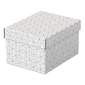 Короб для хранения Esselte 628280 S складной 200x150x255мм белый картон