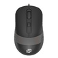 Мышь Оклик 310M черный / серый оптическая  (2400dpi) USB для ноутбука  (3but)
