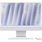 Моноблок Apple iMac A3247 24" 4.5K M4 8 core  (4) 16Gb SSD256Gb 8 core GPU macOS WiFi BT 143W клавиатура мышь Cam серебристый 4480x2520