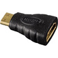 Адаптер mini HDMI - HDMI 1.3  (m-f),  ***,  позолоченные контакты,  черный,  Hama     [ObC]