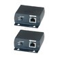 SC&T Комплект  (передатчик + приёмник) для передачи сигнала Ethernet и питания  (PoE) по коаксиальному кабелю RG6U до 300м,  питание от источника PoE