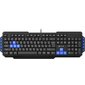 Клавиатура Oklick 750G FROST WAR черный / черный USB Multimedia for gamer [KM-638]
