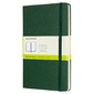 Блокнот Moleskine CLASSIC QP062K15 Large 130х210мм 240стр. нелинованный твердая обложка зеленый