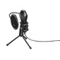 Hama H-139907 Stream,  микрофон проводной,  USB,  38дБ,  2м,  черный