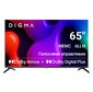 Телевизор QLED Digma 43" DM-LED43UQB31 Google TV Frameless Metal черный / черный 4K Ultra HD 60Hz MEMC DVB-T DVB-T2 DVB-C DVB-S DVB-S2 USB WiFi Smart TV