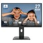 Монитор MSI 27" PRO MP273QV Black  (VA,  2560x1440,  2xHDMI+DP,  1 ms,  178° / 178°,  250 cd / m,  4000:1  (100M:1),  75Hz,  MM)