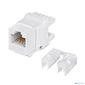 Cabeus KJ-RJ45-Cat.5e-180 Degree Вставка Keystone Jack RJ-45 (8P8C),  180 градусов, категория 5e,  Dual IDC  (110&Krone type),  белая