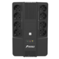UPS POWERMAN Brick 1000,  line-interactive,  1000VA,  600W,  4 eurosockets with backup power,  4 eurosockets with surge protection,  battery 12V 9Ah 1 pc.,  309mm x 202mm x 93mm,  5.6 kg.