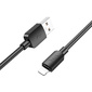 Кабель Hoco X96 Hyper iP USB  (m)-Lightning  (m) 1м черный коробка