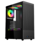 Корпус для ПК ACD Citadel 108B ATX,  Type-C + 2XUSB ports + HD audio combo,  Mesh,  TG,  Black.