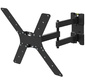 Кронштейн для телевизора Holder LCD-5566-B черный 32"-55" макс.45кг настенный поворотно-выдвижной и наклонный