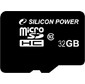 Silicon Power "SP032GBSTH010V10" 32Gb  MicroSD Card HC Class10