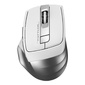 Мышь A4 Fstyler FB35 белый / серый оптическая  (2000dpi) беспроводная BT / Radio USB  (6but)
