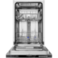 Посудомоечная бытовая машина MAUNFELD MLP-08B /  узкая встраиваемая ПММ,  45см,  9 комплектов,  6 программ,  9л расход воды,  LED дисплей,  Режим 1 / 2 загрузки,  таймер,  А++