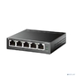 TP-Link TL-SG105MPE,  Коммутатор Easy Smart с 5 гигабитными портами  (4 порта PoE+),  802.3af / at,  бюджет PoE — 120 Вт,  стальной корпус