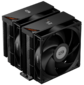 Кулер для процессора /  PCCooler RT620 Digital BK  (250W,  4-pin PWM,  LED temp.,  157mm,  ,  6x6mm,  2x120mm,  73.32CFM,  34.9dBA,  2200RPM,  S: 1851,  1700,  1200,  115X,  AM5,  AM4,  black)