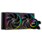 Система водяного охлаждения ID-Cooling SL240 Soc-AM5 / AM4 / 1151 / 1200 / 2066 / 1700 4-pin 14-30dB Al+Cu 300W LED Ret