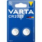 Батарейка Varta ELECTRONICS CR2025 BL2 Lithium 3V  (6025)  (2 / 20 / 200)