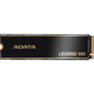 ADATA SSD LEGEND 960,  1TB,  M.2 (22x80mm),  NVMe 1.4,  PCIe 4.0 x4,  3D NAND,  R / W 7400 / 6000MB / s,  IOPs 730 000 / 610 000,  TBW 780,  DWPD 0.43,  with t Heat Sink  (5 лет)