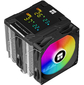 Устройство охлаждения (кулер) Thermalright Peerless Assassin 120 Digital ARGB Soc-AM5 / AM4 / 1200 / 1700 / 1851 черный 4-pin 25.6dB Al+Cu LCD Ret  (PA120-DIGITAL-BL-ARGB)