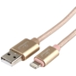 Cablexpert Кабель для Apple CC-U-APUSB01Gd-1.8M AM / Lightning,  серия Ultra,  длина 1.8м,  золотой,  блистер