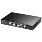 Коммутатор Cudy FS1018PS1  (L2) 16x100Мбит / с 2x1Гбит / с 1SFP 16PoE+ 200W неуправляемый