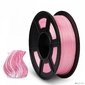 - /  Филамент NVPRINT Silk PLA+ Pink для 3D печати диаметр 1.75мм  длина 330 метров  масса 1 кг