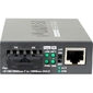 10 / 100Base-TX to 100Base-FX  (SC) Bridge Media Converter,  LFPT Supported