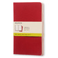 Блокнот Moleskine CAHIER JOURNAL CH118 Large 130х210мм обложка картон 80стр. нелинованный клюквенный  (3шт)