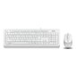 Клавиатура + мышь A4 Fstyler F1010 клав:белый / серый мышь:белый / серый USB
