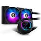Жидкостная система охлаждения Gigabyte AORUS WATERFORCE 280,  2 x 140mm ARGB Fan,  RTL {6}  (552367)