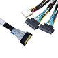 Кабель Amphenol RMC74-2464    Cable MCIO x8 74P  (прямой Straight Type)  -TO-  2* U.2  (SFF-8639)  ,  L:80cm  (CMC239)