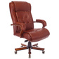 Кресло руководителя Бюрократ T-9926WALNUT светло-коричневый Leather Eichel кожа крестовина металл / дерево