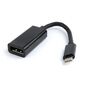 Cablexpert Переходник USB Type-C / DisplayPort,  15см,  пакет  (A-CM-DPF-01)