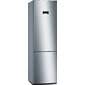 Отдельно стоящий холодильник с нижней морозильной камерой,  203х60х60 см,  Серия 4,  400 л,  A++,  No Frost,  нерж. сталь