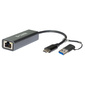 D-Link DUB-2315 / A1A Сетевой адаптер 2.5 Gigabit Ethernet  /  USB Type-C с переходником USB Type-C  /  USB Type-A