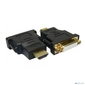 Адаптер ACD-DAHIF-01B [ACD-DAHIF-01B] HDMI-DVI,  Golden Plated,  19m / 25f,  Черный  (742583)