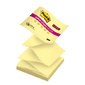 Блок самоклеящийся бумажный 3M Post-it Super Sticky R330-SY 7100041727 76x76мм 90лист. желтый канареечный  (упак.:6шт)