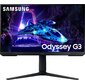 Монитор Samsung 24" Odyssey G3 LS24DG300EUXEN черный VA LED 16:9 HDMI матовая HAS Piv 250cd 178гр / 178гр 1920x1080 180Hz FreeSync DP FHD 3.9кг