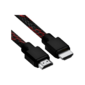 Кабель 1.5m HDMI 2.0,  BICOLOR черно-красный нейлон,  Ultra HD,  4K 60 fps 60Hz / 5K*30Hz,  3D,  AUDIO,  18.0 Гбит / с,  28AWG