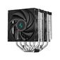 DEEPCOOL AG620 DIGITAL LGA1700 / 1200 / 115X / AM5 / AM4  (8шт / кор,  TDP 260W,  PWM,  DUAL Fan 120mm,  6 тепл. трубок,  черный) RET
