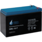 Battery Parus Electro,  professional series HML-12-7,  voltage 12V,  capacity 7.2Ah  (discharge 20 hours),  max. discharge current  (5sec) 140A,  max. charge current 2.8A,  lead-acid type AGM,  terminals F2,  LxWxH 151x65x94mm.,  total height with terminals 101mm.,  weight 2.5kg.,  service life 12 years.