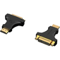 Адаптер-переходник Vention DVI 24+5 F /  HDMI 19M Двунаправленный