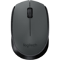 Мышь Logitech M170 серый / черный оптическая  (1000dpi) беспроводная USB для ноутбука  (2but)