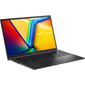 Ноутбук Asus VivoBook 17X K3704VA-AU100W Core i5 13500H 8Gb SSD512Gb Intel Iris Xe graphics 17.3" IPS FHD  (1920x1080) Windows 11 Home black WiFi BT Cam  (90NB1091-M00400)