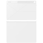 Чехол Samsung для Samsung Galaxy Tab S10 FE+ Smart Book Cover поликарбонат / полиуретан белый  (EF-BX620PWEGRU)