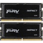 Память оперативная /  Kingston 32GB 6400MT / s DDR5 CL38 SODIMM  (Kit of 2) FURY Impact XMP