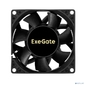 Вентилятор 24В DC ExeGate EX08038S3P-24  (80x80x38 мм,  Sleeve bearing  (подшипник скольжения),  3pin,  4500RMP,  43, 2dBA)