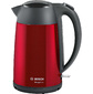Чайник электрический Bosch TWK3P424 1.7л. 2400Вт красный  (корпус: нержавеющая сталь)